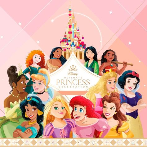 Ultimate Princess Celebration (@ultimateprincesscelebration) posted on Instagram: “Castle of Magical Dreams 🏰 #UltimatePrincessCelebration” • Jun 30, 2021 at 6:13pm UTC Disney Princess Logo, Walt Disney Princesses, Official Disney Princesses, Disney Princess Characters, Disney Princess Artwork, Disney Princesses And Princes, Disney Princess Movies, Art Puzzle, Frozen Disney Movie