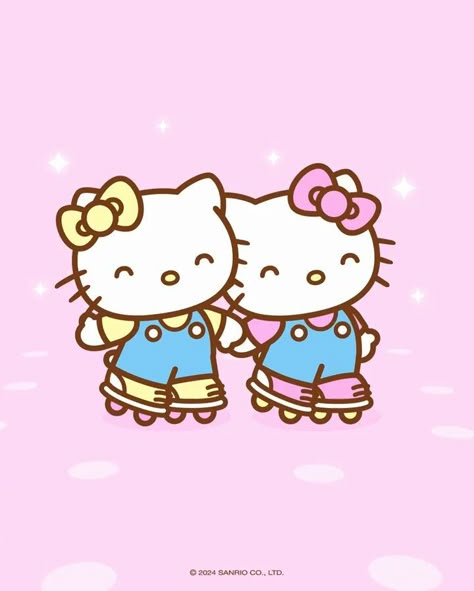 Hello Kitty on X: "Let the good times roll 🛼💕 #NationalExerciseDay https://t.co/ipZEq9CIlK" / X Sick Hello Kitty, Good Morning Hello Kitty, Mimmy Hello Kitty, Hello Kitty And Mimi, Hello Kitty Best Friends, Sanrio Core, Dear Daniel, Hello Sanrio, Hello Kitty Wallpaper Hd