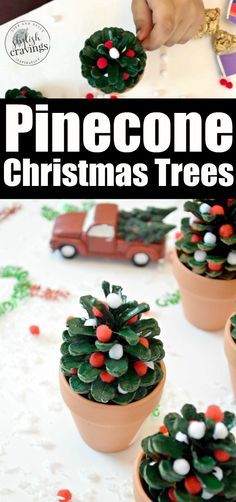 Pinecone Christmas Trees, Assisted Living Crafts, Elderly Activities Crafts, Elderly Crafts, Nursing Home Crafts, Assisted Living Activities, Memory Care Activities, Senior Living Activities, Nursing Home Activities