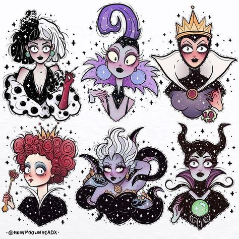 Disney Villains Drawings, Villans Disney, Maleficent Art, Evil Disney, Wallpaper Disney, Disney Villain, Disney Villains Art, Pinturas Disney, Disney Tattoos