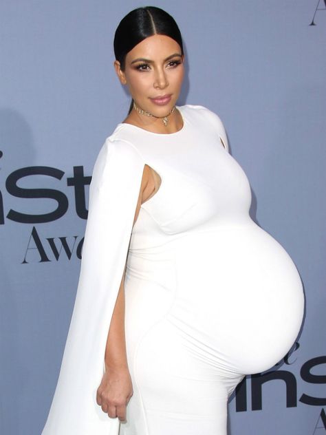 Kim Kardashian Belly 1 by WHATEVEN12 on DeviantArt Kim Kardashian White Dress, Natalie Portman Pregnant, Kardashian Pregnant, Kim Kardashian Pregnant, 4 Beyonce, Kim Kardashian Makeup, Estilo Kardashian, Kim Kardashian Style, Brooklyn Baby