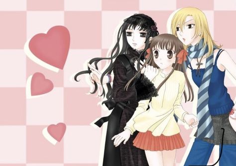 Fruits Basket Official Art, Yellow And Red Outfit, Fruits Basket Wallpaper Desktop, Fruit Basket Official Art, Manga Fruits Basket, Arisa Uotani, Fruit Basket Desktop Wallpaper, Fruits Basket Anime Wallpaper Desktop, Fruits Basket Prints