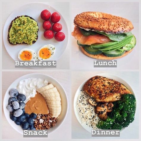 Healthy Simple Lunch Ideas, Cholesterol Meal Plan, Preppy Food, Být Fit, Workout Breakfast, Meal Plan Ideas, Healthy Meal Plan, Resep Smoothie, Calories Per Day