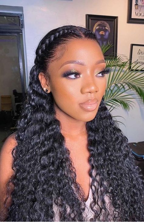 two front braid hairstyles black women Front Braid Hairstyles Black Women, Braid Hairstyles Black Women, Front Braid Hairstyles, Braid Hairstyles Black, Front Braid, Front Pieces, Indian Remy Human Hair, Front Braids, Hair Color Chart