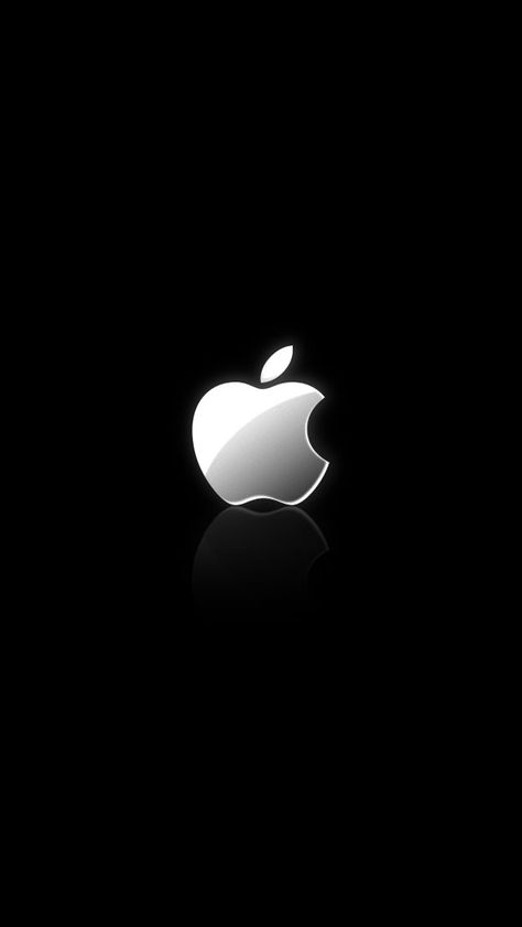 Apple Shiny Silver Logo Reflection iPhone 5 Wallpaper Black Apple Wallpaper, Wallpaper Samsung Galaxy, Samsung Galaxy Wallpaper Android, Iphone 5s Wallpaper, Iphone Logo, Apple Iphone Wallpaper Hd, Logo Wallpaper Hd, Wallpaper Samsung, Iphone 5 Wallpaper