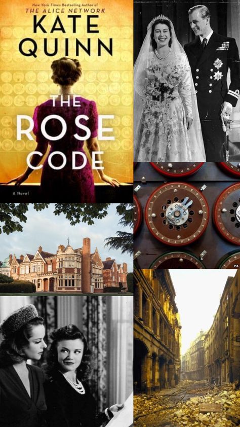 The Rose Code Book, The Rose Code, Kate Quinn, Reading Journal, Historical Fiction, The Rose, Book Aesthetic, Book Journal, Your Aesthetic