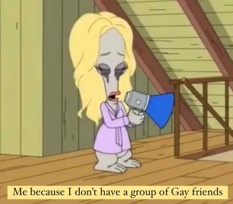 Roger Smith American Dad, American Dad Alien, Roger American Dad, Roger The Alien, Crying Makeup, Roger Smith, Reaction Videos, Current Mood Meme, Silly Girls