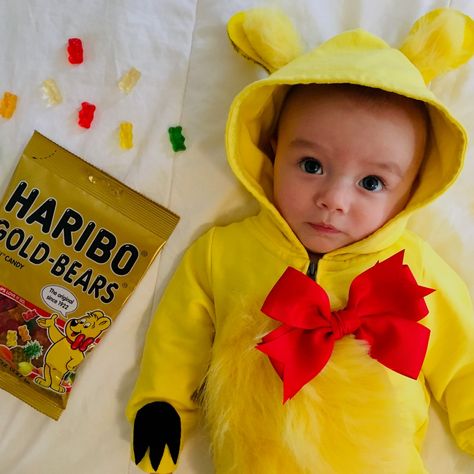 Gummy Bear Costume, Halloween Costume Ideas For Kids, Haribo Gummy Bears, Costume Ideas For Kids, Haribo Gold Bears, Sew Halloween Costume, Bear Costume, Diy Halloween Costume, Clown Costume