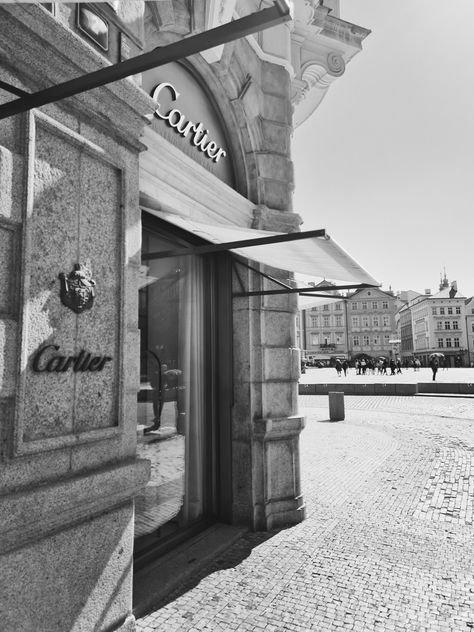 Cartier boutique in Prague #cartier #cartierhighjewelry Cartier Boutique, High Jewelry, Prague, Cartier, Amsterdam, Paris, Boutique