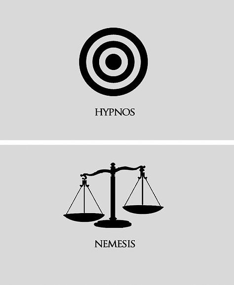 Hypnos and Nemesis Greek God Tattoo, Camp Half Blood Cabins, Abi Motto, Goddess Symbols, Camp Jupiter, Greek Gods And Goddesses, Your Crazy, Kane Chronicles, The Heroes Of Olympus