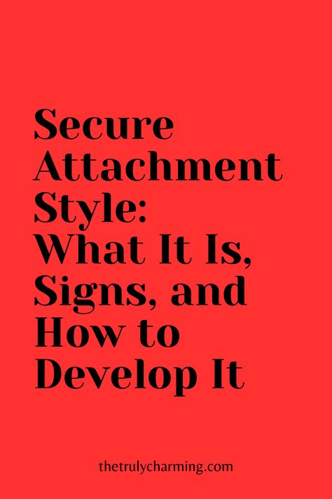 In adult relationships, attachment styles are prominent — even if we don’t realize it. It can be easy to point out all the insecure, avoidant, and fearful avoidant people we encounter. It can also be easy to identify these traits in ourselves. However, if we want to develop a secure attachment style or partner securely attached people, we need to know how to recognize the signs and how to develop these traits. Secure Attachment Aesthetic, Creating Secure Attachment, How To Develop A Secure Attachment Style, Healthy Attachment Style, How To Heal Avoidant Attachment Style, How To Become Securely Attached, Healing Fearful Avoidant Attachment, Insecure Attachment Style, Attachment Hurts