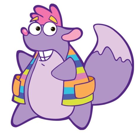 Tico - Dora the Explorer.  Guess it's still on.  Grandsons loved it. Dora The Explorer Pictures, Dora Map, Purple Cartoon Characters, Dora Backpack, Dora Coloring, Dora Explorer, Cartoons Images, Explorer Birthday Party, Dora Diego