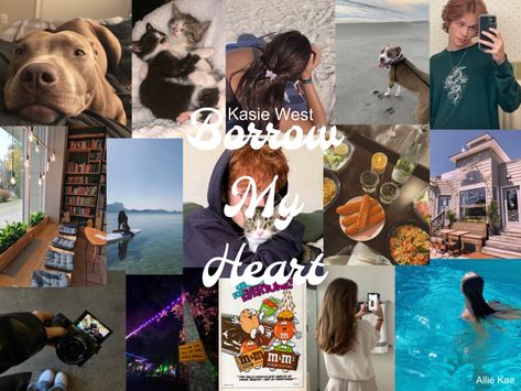 Borrow My Heart Kasie West, Kasie West Books Aesthetic, Kasie West, Books 2024, Clean Book, Sweet Romance, Book Stuff, Writing Inspiration, Book Aesthetic