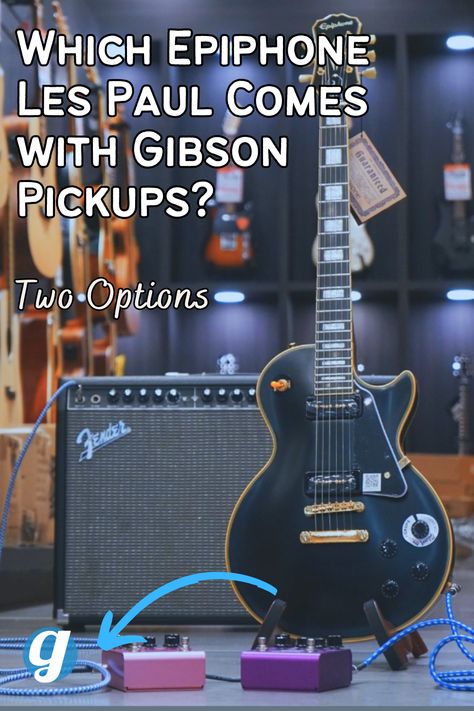 Epiphone's Limited Edition version of the 1959 Standard Les Paul comes with a pair of Gibson BurstBucker humbuckers, while most of their other Les Pauls come with Epiphone ProBucker pickups. #lespaul #epiphone #gibson #electricguitars #guitar Epiphone Electric Guitar, Epiphone Guitars, Gibson Epiphone, Guitar Collection, Epiphone Les Paul, Cool Guitar, Les Paul, Buying Guide, Gibson