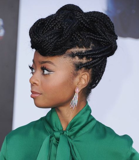 Celebrity Braids, Brown Ombre Hair Color, Skai Jackson, Chanel Iman, Long Box Braids, Box Braids Styling, Cool Braid Hairstyles, Braids Hair, Cool Braids