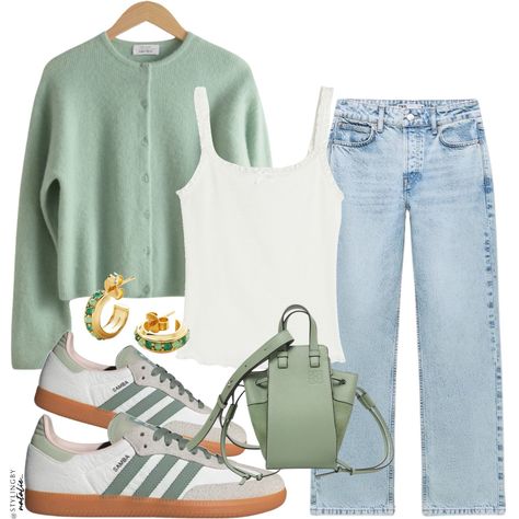 Shop Knitted Cardigan and other curated products on LTK, the easiest way to shop everything from your favorite creators. March Outfits, Chic Outfits Classy, Adidas Sambas, Office Casual Outfit, Effortlessly Chic Outfits, Transition Outfits, Outfit Look, Spring Outfits Women, Story Highlights