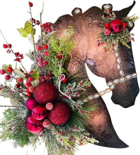 Amazon.com: Summer Door Wreaths Horse Head Wreath Christmas Wreath Dressage Wooden Horse Head Door Hanging Spring Wreath Wreath Wall Decoration Wreath Welcome Sign Front Porch Christmas Tree (a-B, One Size) : Home & Kitchen Porch Christmas Tree, Horse Wreath, Horse Head Wreath, Outdoor Christmas Decorations Yard, Horse Wreaths, Front Door Farmhouse, Saddle Horse, Summer Door Hanger, Head Wreath