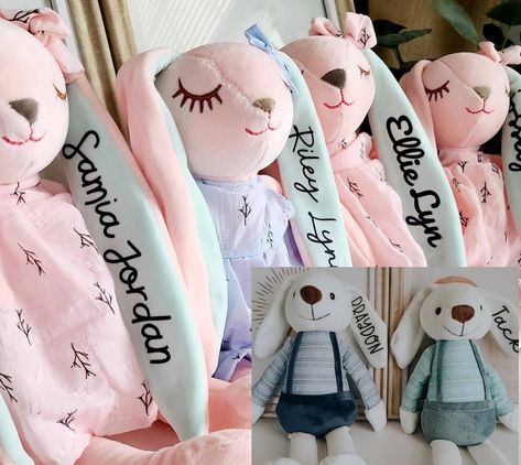 Excited to share the latest addition to my #etsy shop: Bunny Baby Gift Personalized - Gifts For Kids Girls, Personalized Baby Gifts For Girl Personalized Doll Rabbit Newborn Girl Gift Custom #personalizeddolls #bunnydollsforgirl #handmadedoll #plushtoyforbaby #babykidsnewborn #nurserydecorbaby #babyroomdecor #stuffedbunnytoy #handmadebabygift https://etsy.me/3VXCwgp Newborn Girl Gift, Baby Bunny Toy, Bunny Soft Toy, Personalized Dolls, Personalized Easter Basket, Bunny Bunny, Personalized Bunny, Handmade Baby Gifts, Personalized Gifts For Kids