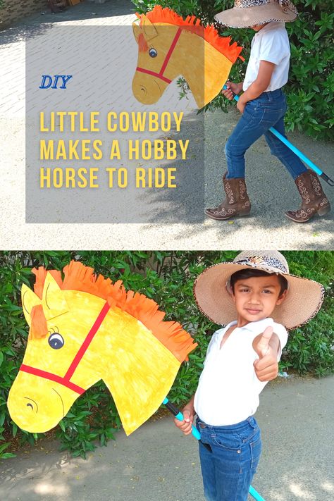 Little cowboy Nofil needs a horse to ride let's see how he's gonna make a DIY strick horse-Hobby Horse watch the video and make your own hobby horse. Video created by Irum Bukhari For more fun content follow us on our other social media platforms Instagram @saga.artncraft Facebook @sagaartandcraft Diy Horse On A Stick, Diy Horse Stick, How To Make A Hobby Horse, Stick Horse Diy, Diy Hobby Horse, Diy Stick Horse, Horse Riding Games, Prom Games, Pirates Hat