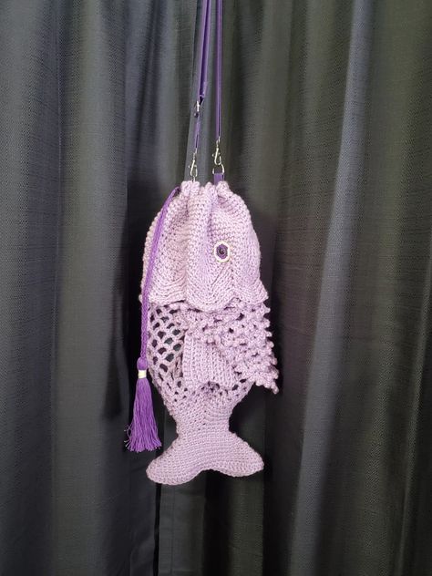 Diy Novelty Purse, Crochet Fish Bag, Fish Purse, Crochet Fish Patterns, Fish Crochet, Fish Bag, Crochet Wallet, Crochet Fish, Dunhuang