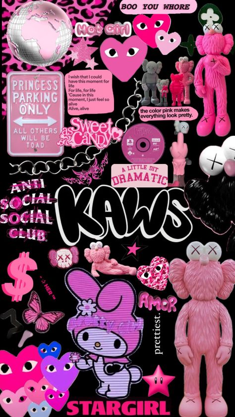 #pinkaestheticshuffle Wallpaper Cantik Iphone, Pink Hello Kitty Wallpaper Iphone, Kaws Iphone Wallpaper, Teen Wallpaper, Pretty Wallpaper Ipad, Pink Wallpaper Hello Kitty, Iphone Wallpaper For Guys, Cute Wallpapers For Ipad, Iphone Wallpaper Classy