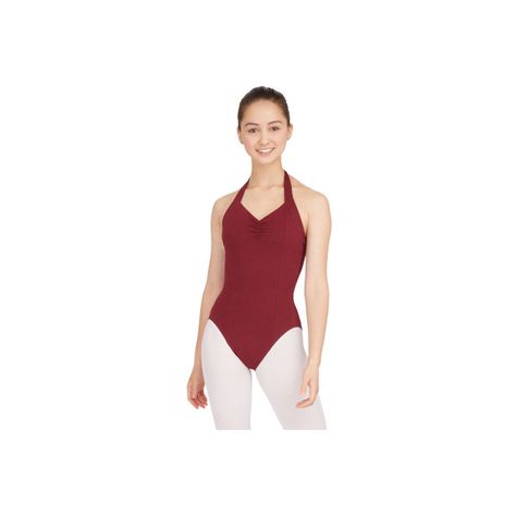 Women's Capezio Dance Princess Halter Leotard - Burgundy Leotards ($28) ❤ liked on Polyvore featuring burgundy and capezio dance Halter Leotard, Neck Halter Top, Halterneck Top, Halter Neck Top, Shelf Bra, Top Shelf, Tie Neck, Halter Neck, Halter Top