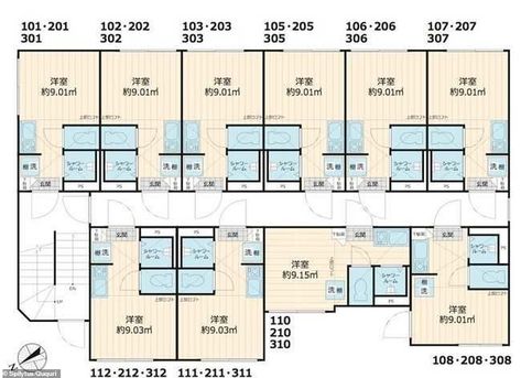 Japanese Apartment Layout, Dwelling Architecture, Japanese Apartment Building, Anime Architecture, Japan Apartment, Small Apartment Plans, Studio Apartment Floor Plans, Tokyo Apartment, Studio Floor Plans