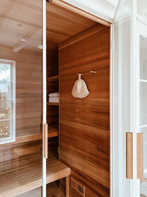 Sauna Bathroom Ideas, Basement Sauna, Sauna Bathroom Design, Diy Sauna, Sauna Shower, Laundry Nook, Her Bathroom, Sauna Diy, Dry Sauna