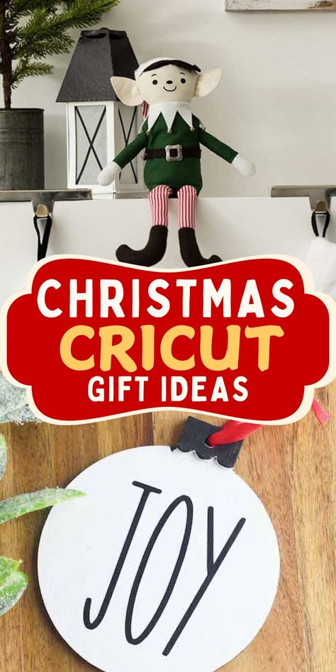 Beautiful Christmas Cricut Gift Ideas for Family and Friends Christmas Gifts Using Cricut, Cricut Gift Ideas Christmas, Diy Cricut Christmas Gifts, Gifts Using Cricut, Christmas Ideas To Sell, Cricut Christmas Gift, Cricut Christmas Gifts, Circuit Joy, Cricut Gift Ideas