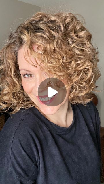 Styling Curly Hair For Wedding, Me And My Curls, Large Perm Rods Curls, Rake And Shake Curly Hair, Short Curly Hair Updos, How To Curl Curly Hair, How To Curl A Short Bob, Side Bangs Curly Hair Natural Curls, How To Get Big Curls