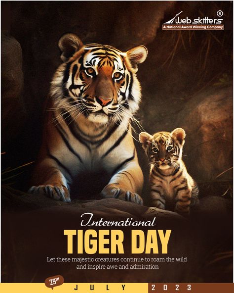 International Tiger Day, Tiger Day, Join Hands, Design Your Kitchen, Tigers, Always Be, Quick Saves, Design