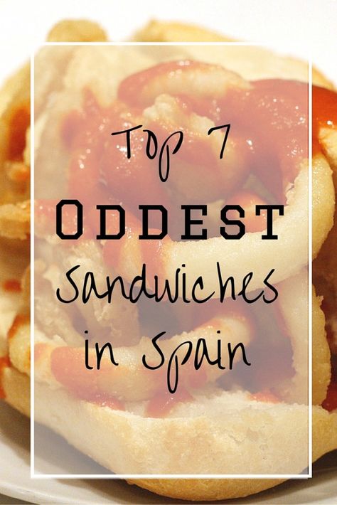 Spaniards put what on their sandwiches? These 7 sandwiches may be odd, but they are must trys when traveling to Spain! Spanish Tortilla Recipe, Easy Spanish Recipes, Madrid Food, Traveling To Spain, Types Of Sandwiches, Blood Sausage, Open Faced Sandwich, Spanish Recipes, Real Bread