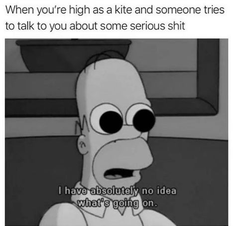 Lmmfao 😂😂😂😜💯 totally gone and don’t give two fuks what yu sayin High Jokes, A Silent Voice, Puff And Pass, Funny Cartoons, The Simpsons, Super Funny, Tumblr Posts, Mood Pics, Really Funny