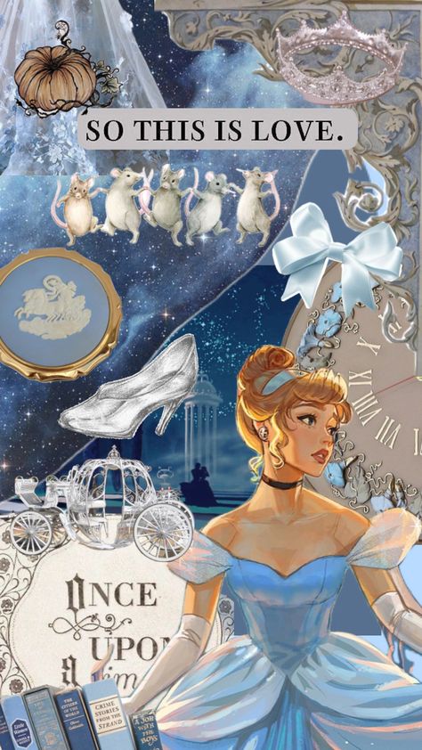 #disney #disneycharacters #disneyprincess #princess #cinderellaaesthetic #cinderella #fairytale Prom Themes Starry Night, Bow Wallpaper Iphone, Ariel Wallpaper, Cinderella Wallpaper, Cinderella Aesthetic, Disney Character Art, Cute Home Screen Wallpaper, Disney Princess Fan Art, Disney Princess Cinderella