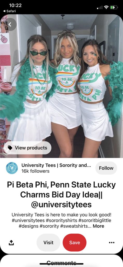 Lucky Me Im A Big Sorority, Lucky Me Sorority Theme, Lucky Charms Themed Bid Day, Bid Day Accessories, Lucky Charms Sorority Theme, Lucky To Be Bid Day Theme, Lucky Me Bid Day Theme, Lucky Me Bid Day, Lucky Charms Bid Day