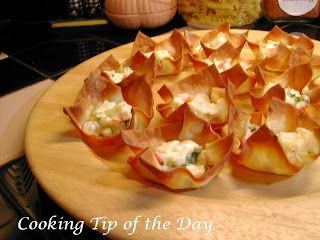 Cooking Tip of the Day: Recipe: Baked Crab Rangoon Appetizer Night, Baked Crab Rangoon, Canned Crab Meat, Baked Crab, Cheese Wontons, Won Ton, Wonton Recipes, Crab Rangoon, Recipes Appetizers