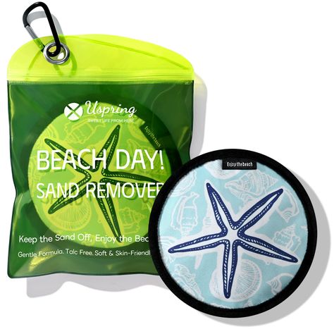 PRICES MAY VARY. ⭐𝐐𝐮𝐢𝐜𝐤𝐥𝐲 𝐒𝐚𝐧𝐝 𝐑𝐞𝐦𝐨𝐯𝐚𝐥: Our beach essential sand remover for beach are crafted with a skin-friendly formula, talc-free and fragrance-free, featuring natural cornstarch for effective sand removal. Beach accessories sand remover for people of all ages to enjoy the beach! ⭐𝐁𝐞𝐚𝐜𝐡 𝐌𝐮𝐬𝐭 𝐇𝐚𝐯𝐞𝐬: Our sandscreen sand remover bag is both stylish and functional, lightweight and waterproof. Easy to use for effortlessly cleaning sand off, ensuring a comfortable Beach Bag Gift Basket, Beach Must Haves, Quick Sand, Theme Baskets, Beach Supplies, Beach Basket, Vacation Essentials, Beach Items, Beach Stuff