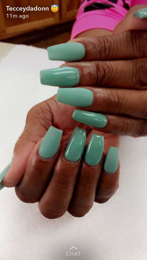 Teal Gel Nails, Teal Blue Nails, Stylish Nails Designs, Nails Inspo, Nails Designs, Perfect Nails, Blue Nails, How To Do Nails, Stylish Nails