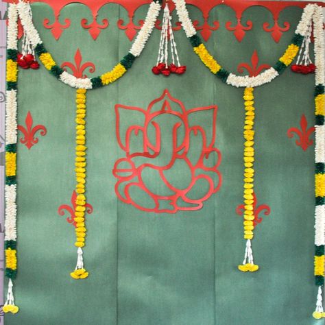 Sita Rama Kalyanam, Pooja Backdrop Decoration, Indian Backdrop, Pooja Backdrop, Hand Inspiration, Ganesha Mantra, Organizing Events, Indian Diy, Silk Bangles