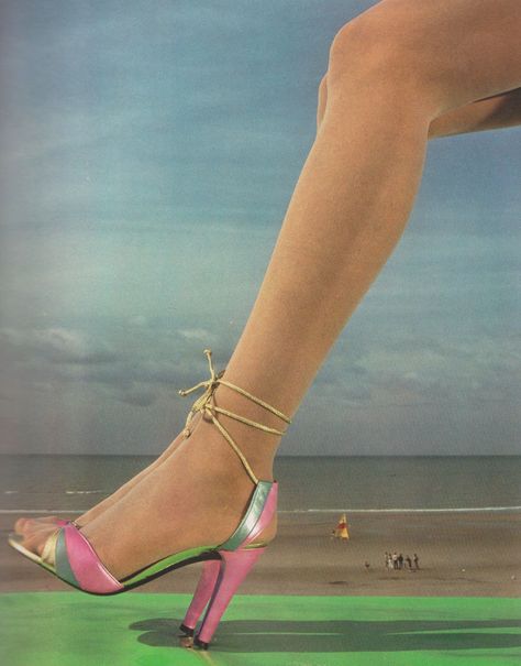 Charles Jourdan Vogue Paris, December 1980 - January 1981 Photographed by M. Pahin Shoe Commercial, Terry De Havilland, Paris December, Thick Tights, Charles Jourdan, Shoes Photography, Stockings Heels, Gorgeous Heels, Lovely Legs