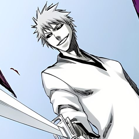 White Hollow Bleach, White Zangetsu Manga, White Ichigo Manga, White Ichigo Icon, Zangetsu Wallpapers, Zangetsu Icon, Zangetsu Manga, Hollow Zangetsu, Manga Ichigo