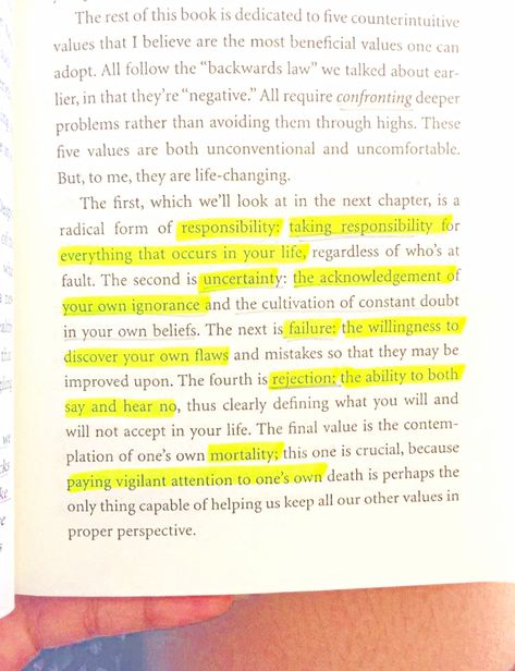 Mark Manson “backward law” - cultivate constant doubt. #perspective #life #influence #responsibility #rejection #mortality #uncertainty #failure #freedom #personal #choices #honesty 6.8.19 Law Of Reciprocity, Mark Batterson Quotes, The Backwards Law, Backwards Law, Failure To Launch, When Injustice Becomes Law, Mark Manson, Failure Is Not Fatal, Feel Good Quotes