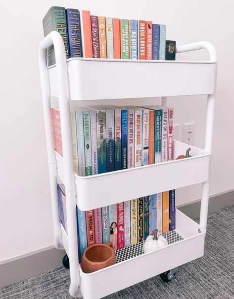 Tbr Cart, Reading Bookshelf, Bookish Decor, Bookshelf Aesthetic, Book Carts, Book Cart, Bookshelf Inspiration, Cart Ideas, Books Tbr