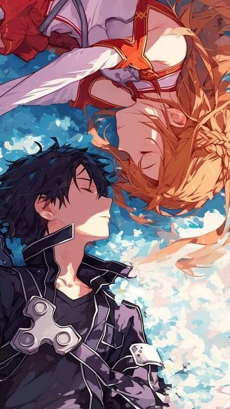 Asuna X Kirito Fanart, Kirito And Asuna Wallpapers, Kirito X Asuna Wallpapers, Swords Art Online, Kirito Fanart, Sao Wallpapers, Kirito Wallpaper, Asuna Wallpaper, Asuna And Kirito