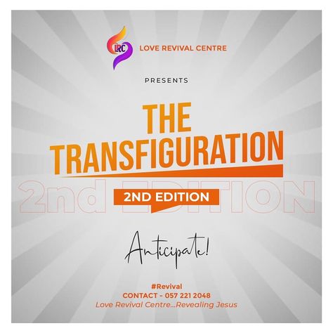 Anticipate Flyer Design, Class 2023, Church Media Design, The Transfiguration, Flyers Design, Church Graphics, Church Graphic Design, Church Flyer, Event Flyers