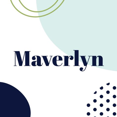 ☼ Maverlyn ☼ Maverlyn is a modern invented name combining Maeve, Waverly & Lynn. So precious for a baby girl. | Follow @babynamesexclusive on Instagram for name help, suggestions, inspo & more. Baby Girl Name, Girl Name, Girl Names, On Instagram, Instagram