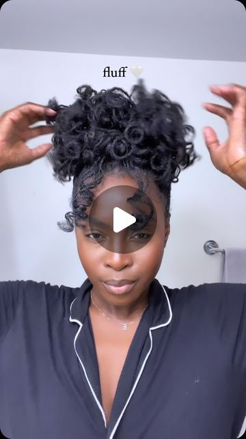 QUEENY KUFFOUR on Instagram: "Big curl puff on locs 🤍 

Have you tried a perm rod set before? 😍" Loc Curls Styles Perm Rods, Perm Rods On Short Locs, Flexi Rods On Micro Locs, Locs Flexi Rods Style, Perm Rod On Locs, Rod Set On Locs, Flexi Rod High Puff, Perm Rods On Locs, Perm Rod Set On Locs