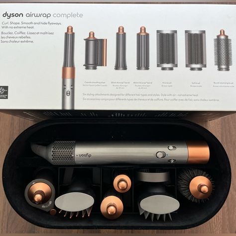 Dyson Airwrap™ multi-styler Complete (Nickel/Copper) Waves In Hair, Loose Bouncy Curls, Smoothing Brush, Fine Flat Hair, Dyson Airwrap, Flat Hair, Voluminous Curls, Bouncy Curls, Extreme Heat