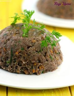 Ragi Upma ( Iron Rich) recipe | by Tarla Dalal | Tarladalal.com | #39296 Recipes With Ragi Flour, Rava Upma, Ragi Recipes, Ragi Flour, Upma Recipe, Millet Flour, Millet Recipes, Iron Rich Foods, Iron Rich