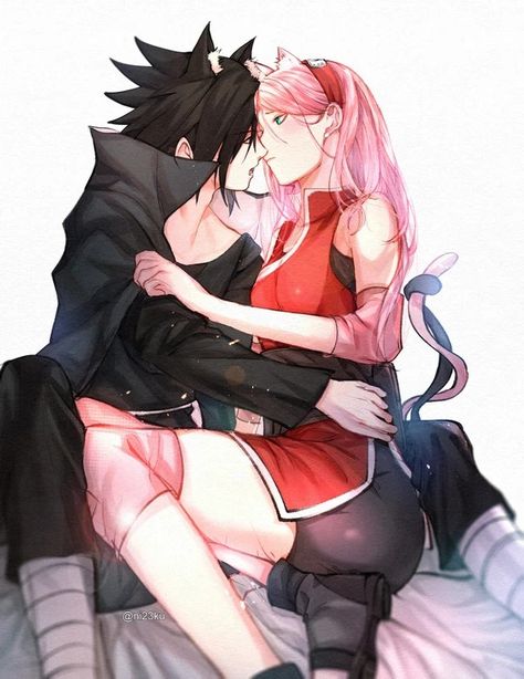 Credit:@ni23ku on twitter Aries Things, Sasuke Uchiha Sakura Haruno, Uchiha Family, Naruto Vs Sasuke, Naruto Oc Characters, Sasuke Sakura, Kakashi Sensei, Naruto Fan Art, Naruto Sasuke Sakura